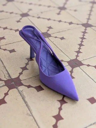 Zapatos Zara Morados Talla 38