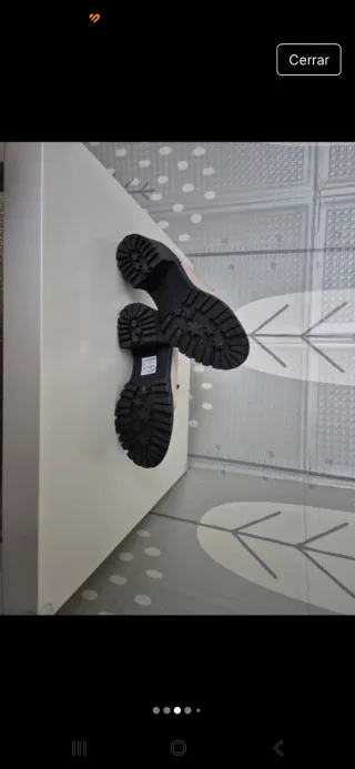 Zapatos tacón invierno beige