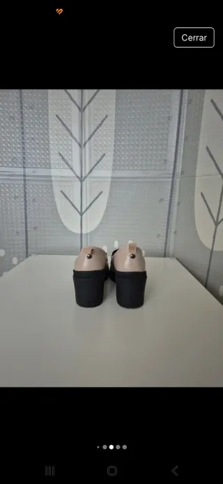 Zapatos tacón invierno beige