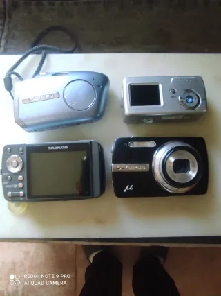 4 Cámaras fotos digitales Olympus