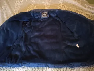Chaqueta acolchada forrada azul