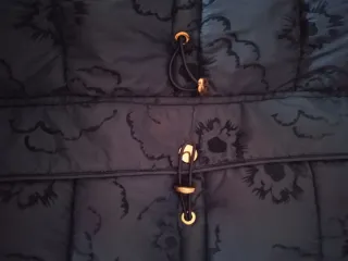 Chaqueta acolchada forrada azul