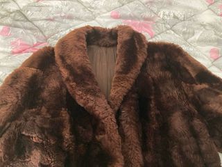 Chaquetón marrón clásico vintage