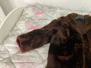 Chaquetón marrón clásico vintage