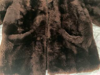 Chaquetón marrón clásico vintage