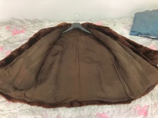 Chaquetón marrón clásico vintage