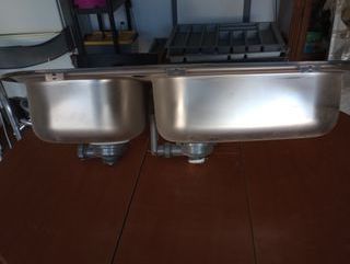 Fregadero Doble Foster Metal