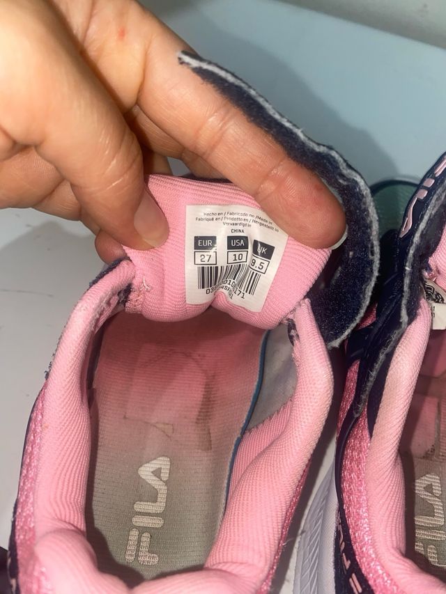 Zapatillas Fila niña Talla 27
