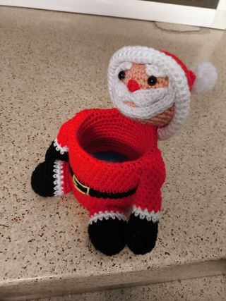 Muñeco crochet Papá Noel/Santa Claus