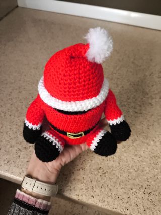Muñeco crochet Papá Noel/Santa Claus