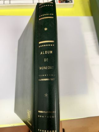Álbum de Monedas Verde Oscuro,sin monedas!