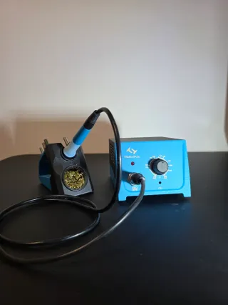 Stazione Saldante Digitale Blu