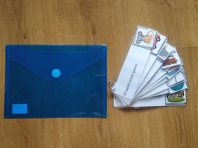 Juego de tarjetas de comprensión lectora