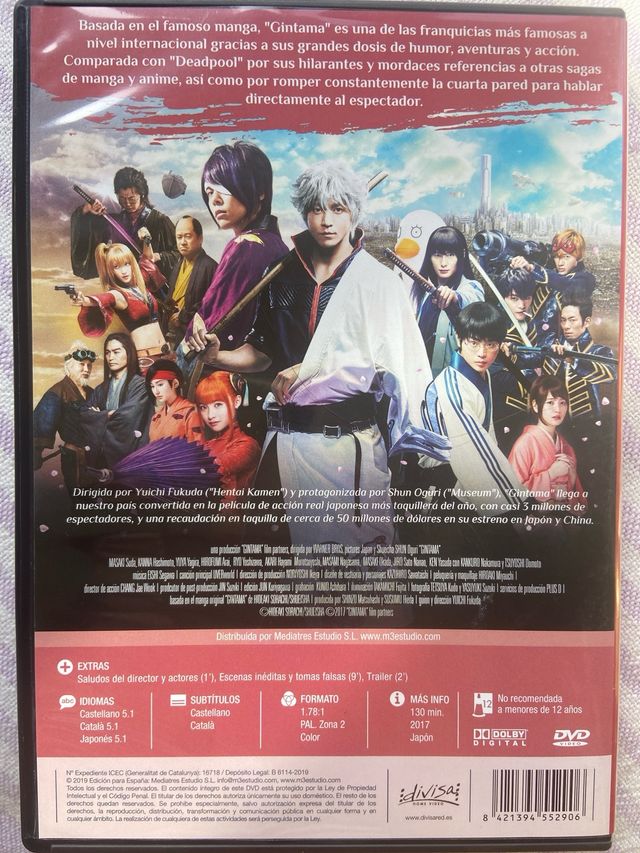 Película Gintama DVD