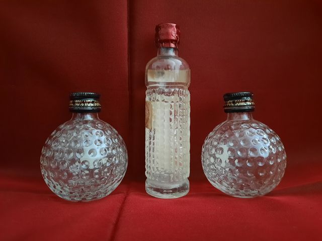 Botellitas licor vacías de anís y whisky 2€ unid