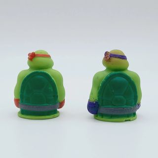 Lote 4 Figuras Tortugas Ninja PVC Años 90