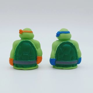 Lote 4 Figuras Tortugas Ninja PVC Años 90