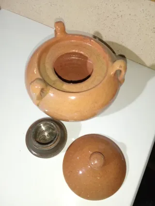 Foguer de cerámica antiguo