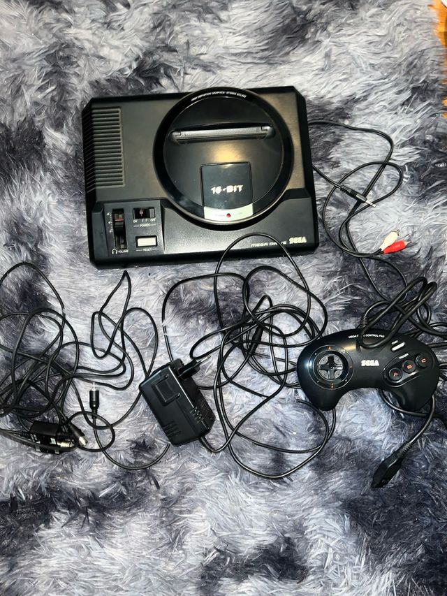 Consola Sega Mega Drive 1 PAL Negra