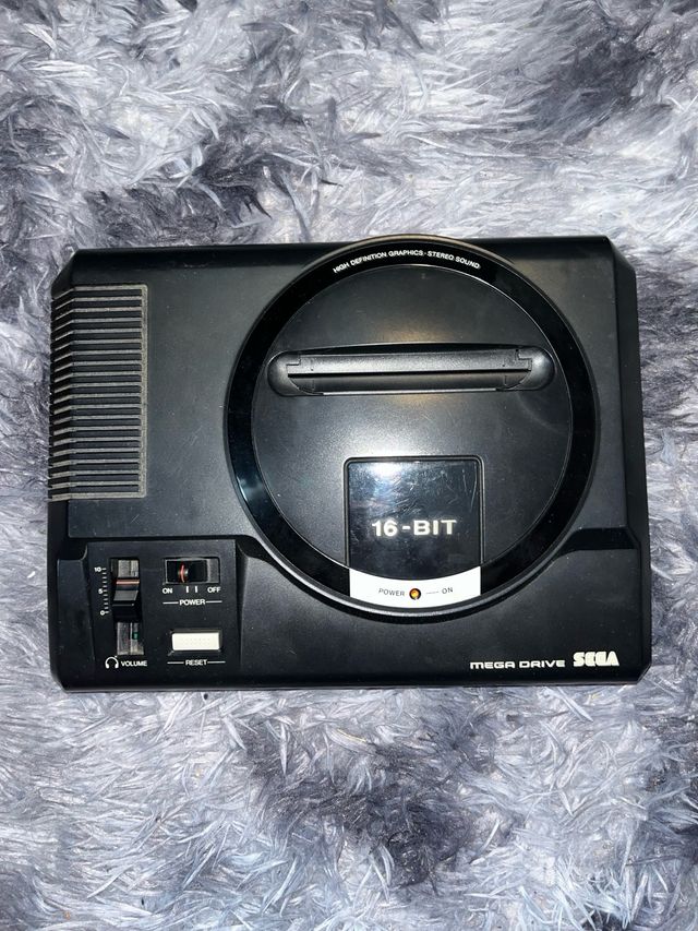 Consola Sega Mega Drive 1 PAL Negra