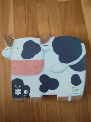 Puzzle Djeco Vaca 24 piezas +3 años
