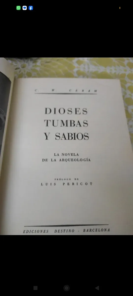 Dioses, tumbas y Sabios. Novela de la arqueología