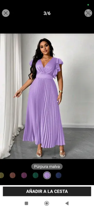 Vestido Morado