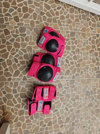 Kit Protección Patines Niños Rosa