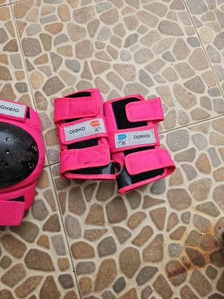 Kit Protección Patines Niños Rosa