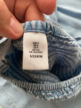 Vestido largo vaquero