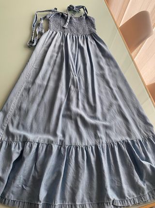 Vestido largo vaquero