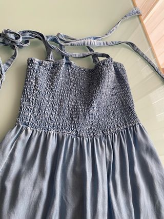 Vestido largo vaquero