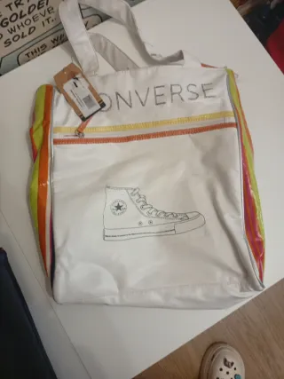 Bolso Converse Blanco Multicolor