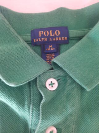 Polos Ralph Lauren Verde y Rojo T12 de manga larga
