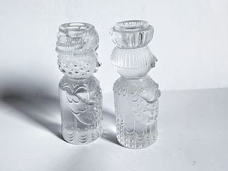 Rosenthal: 2 Candelieri Vetro - Re Magi - Wiinblad