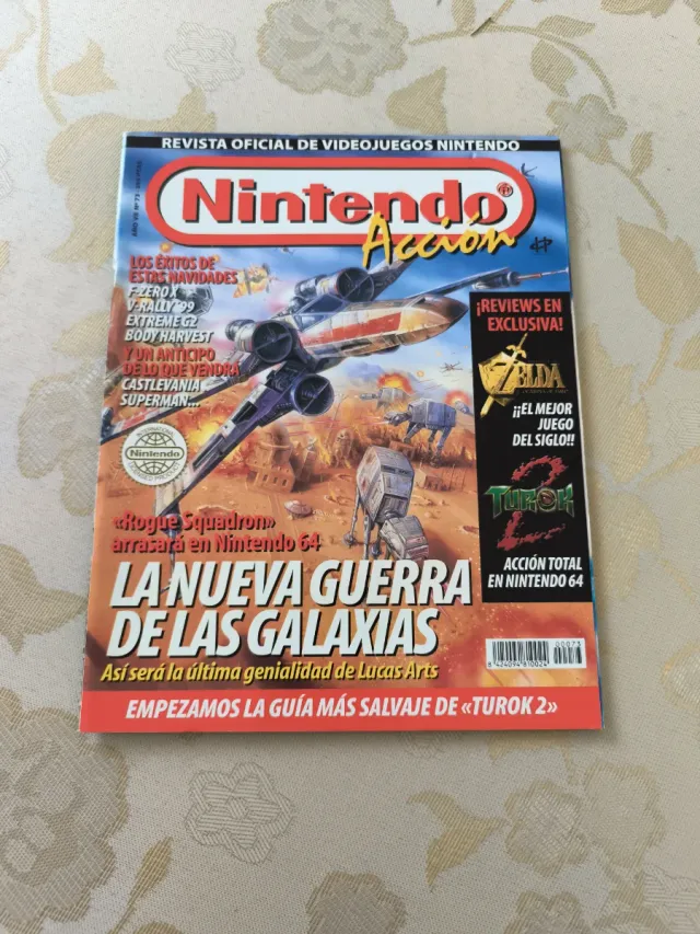 Revista de Ação Nintendo - Star Wars Rogue Squadron
