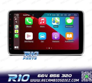 RADIO NAVEGADOR 2DIN 10" HD TÁCTIL BLUETOOTH USB SD
