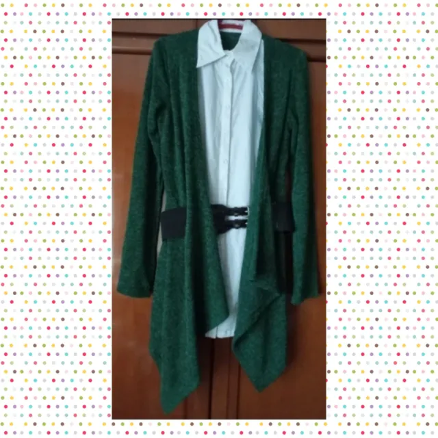 Camisola verde y blanca  M/L