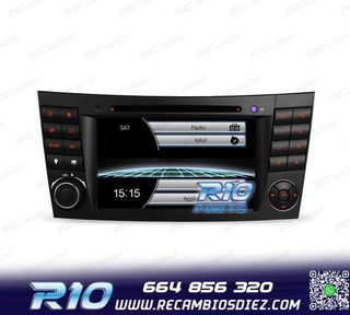 RADIO NAVEGADOR 7" PARA MERCEDES CL. E W211 CLS W219 USB GPS
