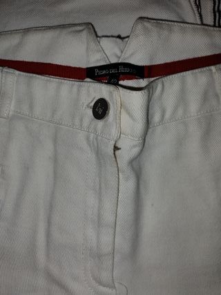 Pantalón Pedro del Hierro Blanco