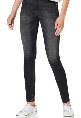 Pantalón vaquero mujer Tommy Hilfiger negro, T. 28