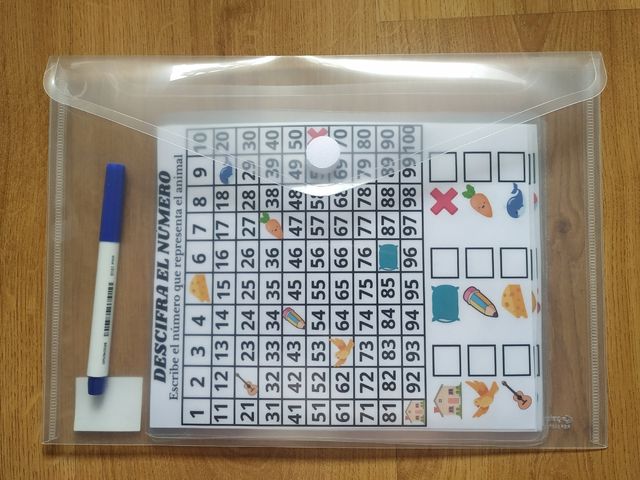 Juego Descifra el Número hasta 100