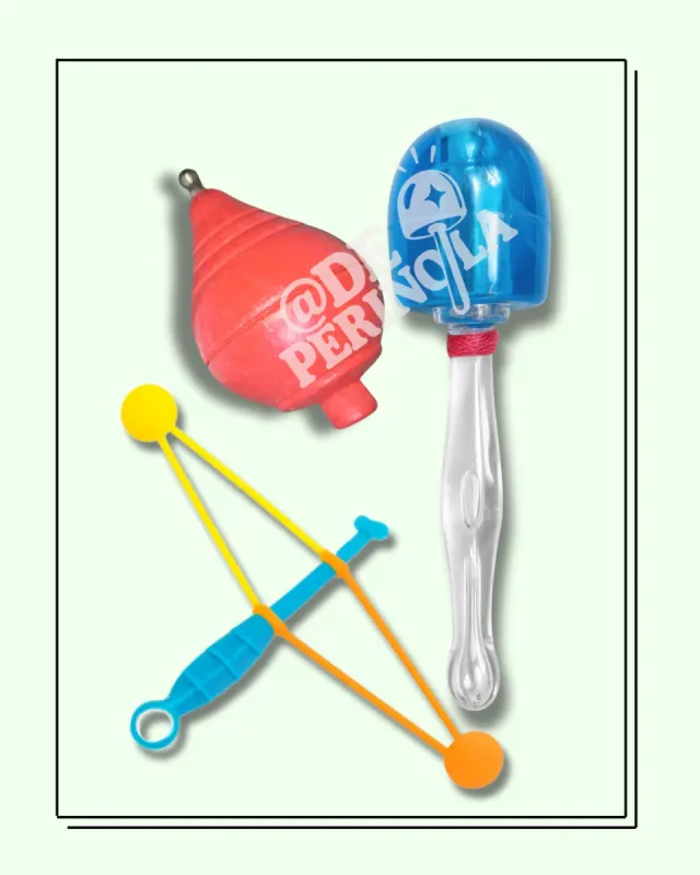 Pack 1 - Perinola, Trompo, Traka Traka