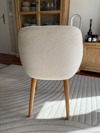 Silla Keva Home tela y madera TENGO 4