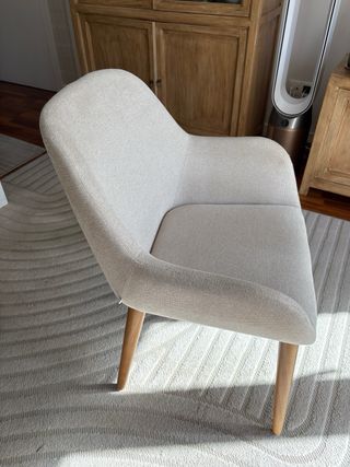 Silla Keva Home tela y madera TENGO 4