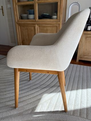 Silla Keva Home tela y madera TENGO 4