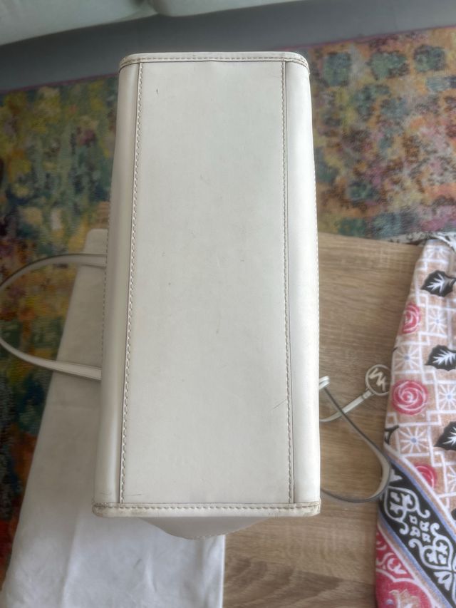 Borsa Michael Kors Original beige e bianca