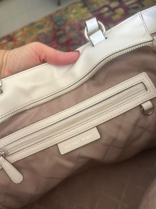 Borsa Michael Kors Original beige e bianca