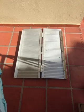 Rampa aluminio plegable mediana