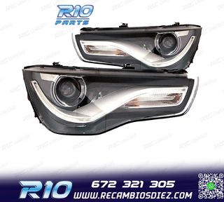 FAROS XENON AUDI A1 10-14 DRL NEGROS